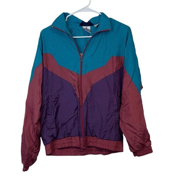 USA Olympics Vintage 80s 90s JC Penney Windbreaker Jacket and Pants Size S - Picture 1 of 14